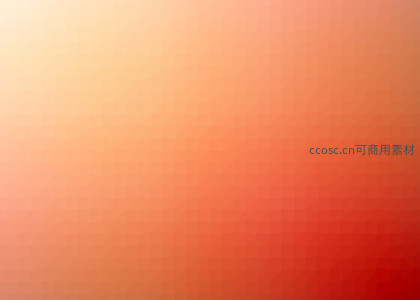 暖橙渐变低多边形背景