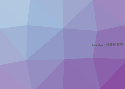 蓝紫渐变多边形抽象艺术背景