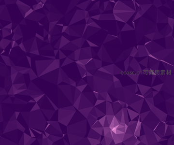 深紫多边形立体几何背景