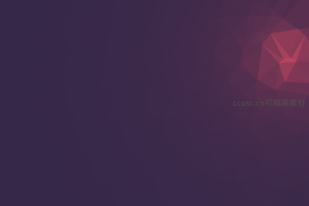 右上角亮红紫渐变背景