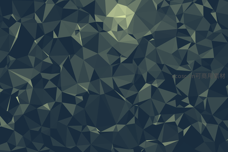 深绿多边形几何抽象背景纹理