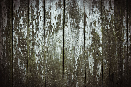 风化木墙的灰白斑驳质感