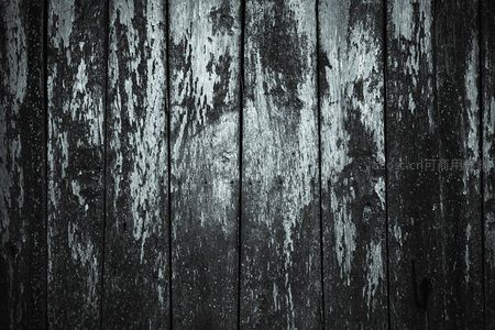 黑白高对比度的破旧木纹