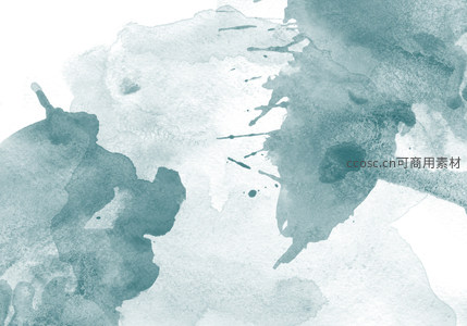 青绿色水彩渲染纹理