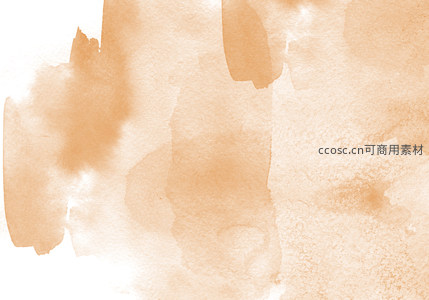 暖橙色水彩涂抹纹理