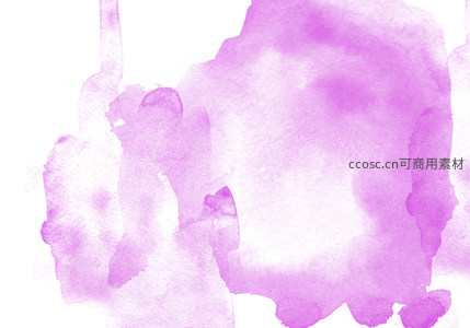浪漫粉紫水彩泼墨效果