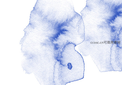 淡雅天蓝水彩云雾状抽象纹理
