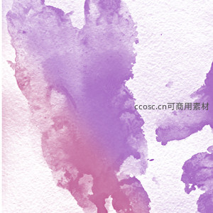 粉紫交融的梦幻水彩