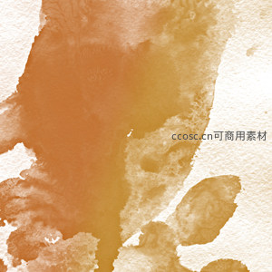 暖橙水彩渲染艺术纹理