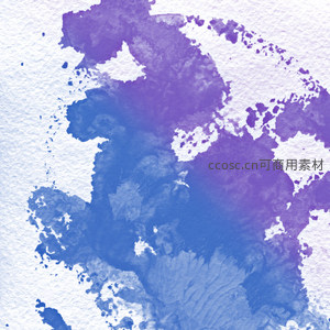 蓝紫渐变水彩纹理背景