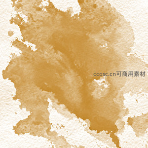 暖金色水彩晕染纹理背景