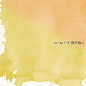 黄橙渐变水彩纹理背景
