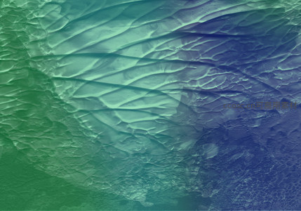 蓝绿渐变的梦幻纹理图案