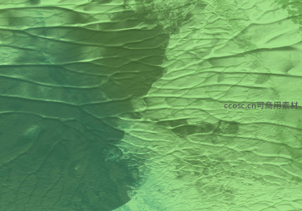翠绿波纹纹理的抽象艺术背景