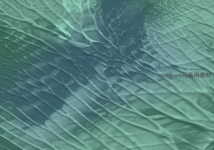 青蓝交织的流体艺术纹理图