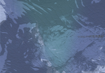 青蓝灰调裂纹纹理的抽象构图