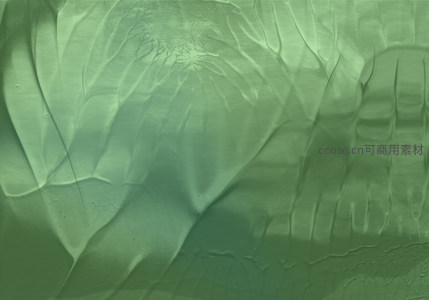 翠绿褶皱纹理的抽象艺术背景