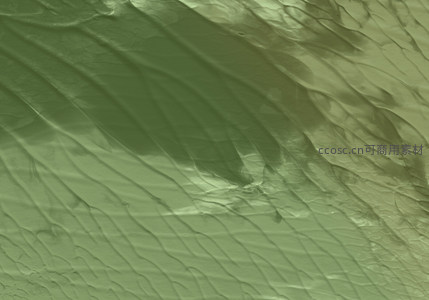 橄榄绿波纹肌理的静谧画面
