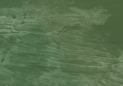 绿色波纹肌理特写画面
