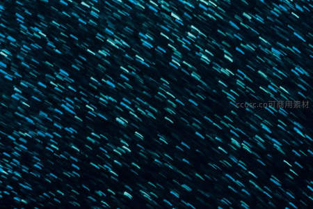 深蓝背景上的科技感数据流光