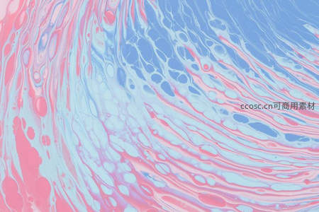 柔粉与淡蓝水彩晕染的浪漫纹理