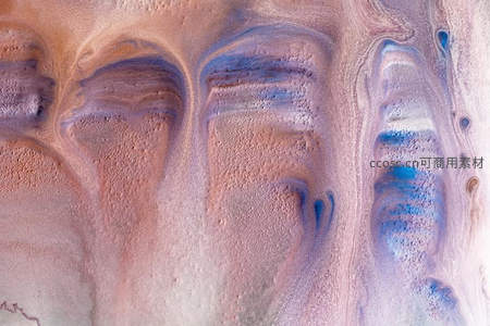 粉紫蓝调泡沫肌理的梦幻特写