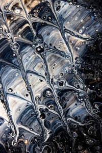 深邃流体艺术纹理，如宇宙星云般神秘