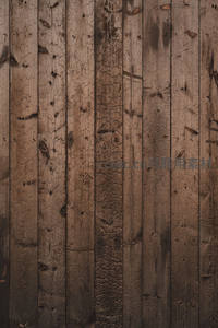 深色木板墙面纹理细节特写