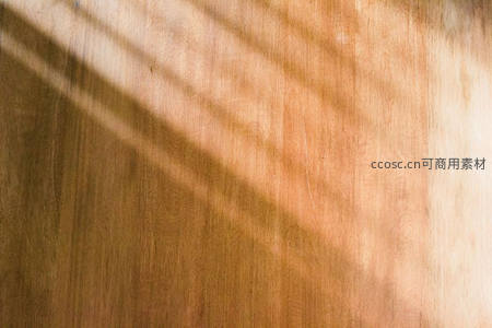 阳光透过百叶窗的木纹影子