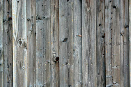 灰白色风化木板墙面特写