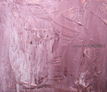 粉色厚涂油画质感，温柔而富有层次