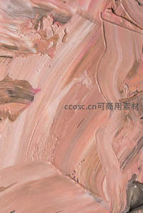 暖色系油画笔触的流动韵律