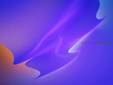 流动的紫霞渐变光影背景