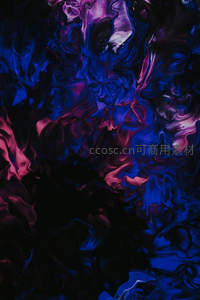深邃紫蓝流动艺术抽象背景