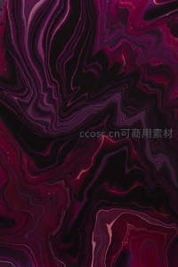酒红与紫黑交织的大理石纹