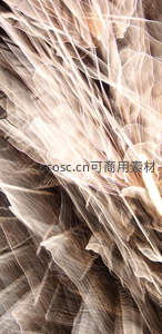 金色丝缕光影交织的抽象纹理