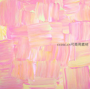 粉色笔触堆叠的梦幻油画肌理