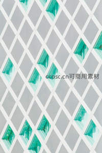 现代建筑菱格窗景构图