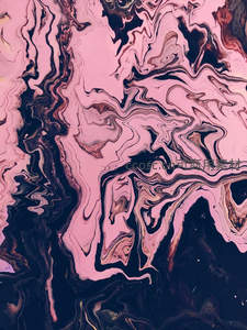 粉色与深蓝的梦幻漩涡