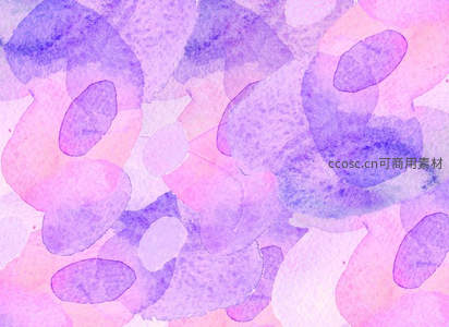 柔和水彩晕染的粉紫梦境