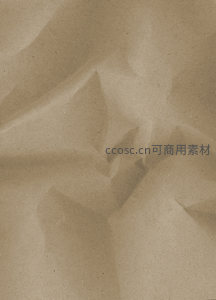 褶皱牛皮纸的立体光影效果