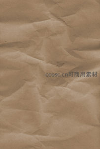 深度褶皱牛皮纸，立体肌理营造复古氛围