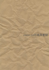 深棕色密集褶皱纸张特写