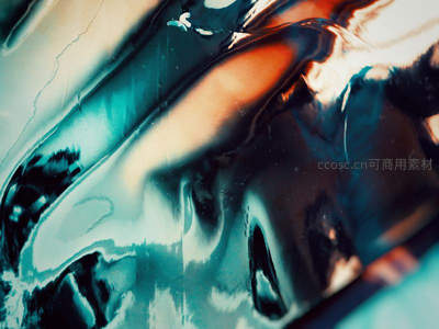 流体艺术抽象纹理，色彩交融的视觉盛宴