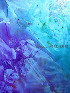 水彩晕染的蓝紫梦幻渐变