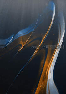 深邃宇宙中的流动光影艺术