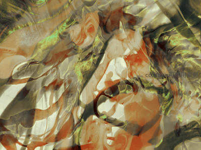 流动的色彩漩涡，抽象艺术之美