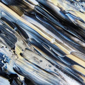 蓝金交织抽象肌理特写