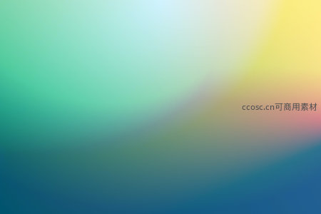 清新薄荷绿黄柔光背景