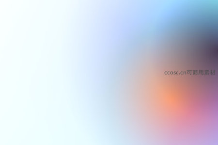 暖橙柔光与冷色调交融